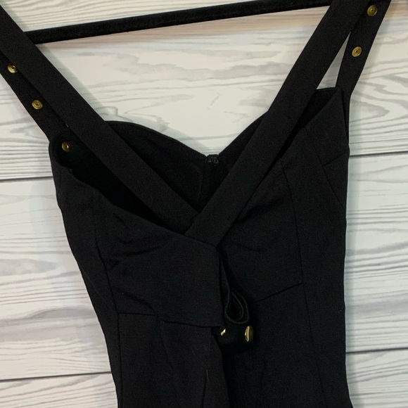 NWT revolve Bobbi black Matte Knit Sweetheart Dress in Black - Picture 8 of 10